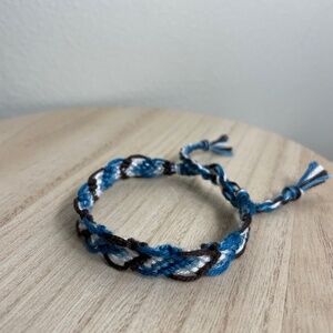 10/$25 Dark Blue Woven Bracelet